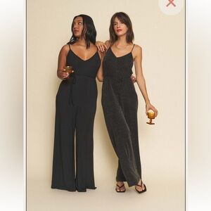 Whimsy + Row Elijah jumpsuit - black sparkle